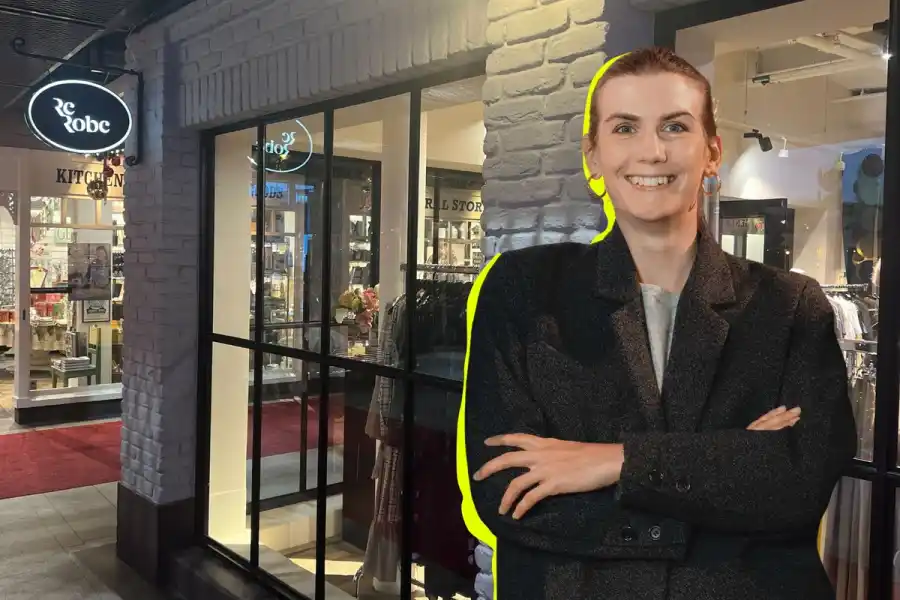 Vendela Ragnarsson, grundare och vd på Rerobe. Foto: Johann Bernövall och pressbild.