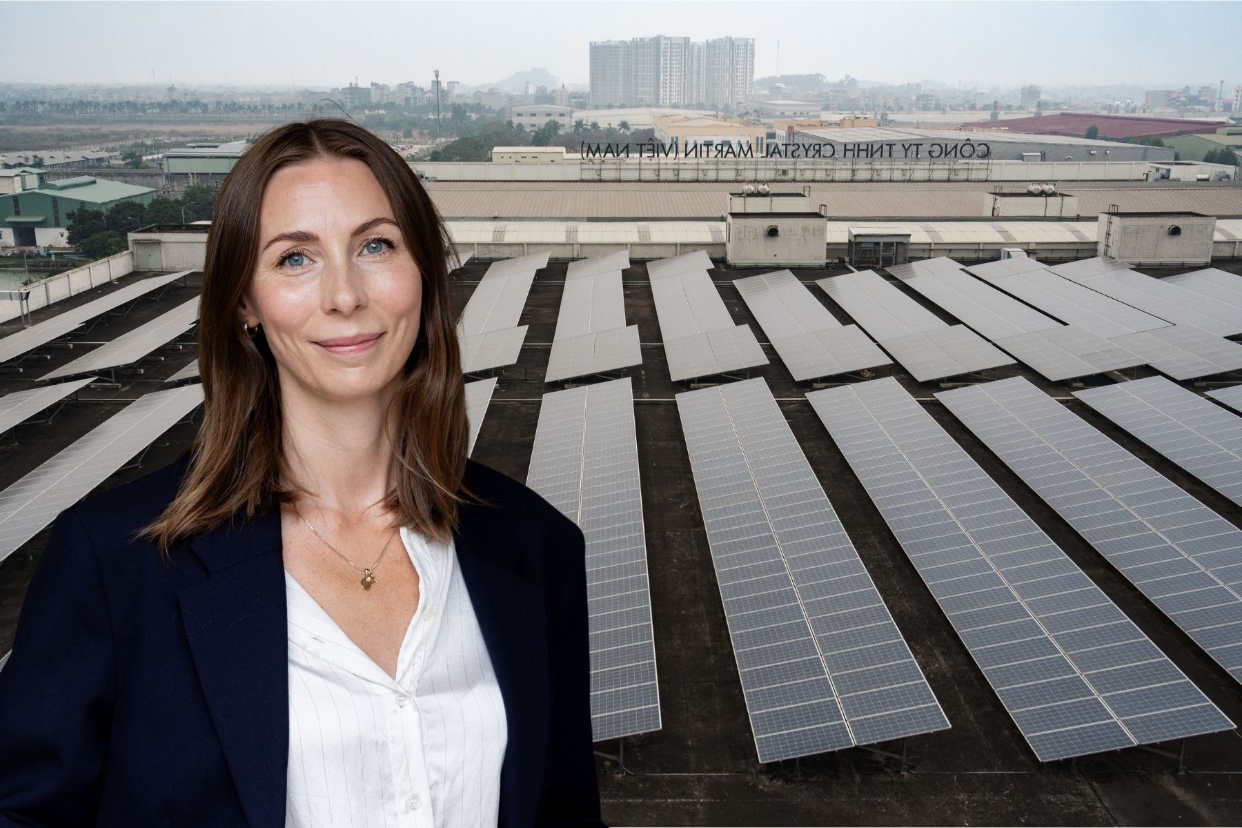 Johanna Olofsson Behrman, projektledare på Axfoundation. Pressbilder (montage).