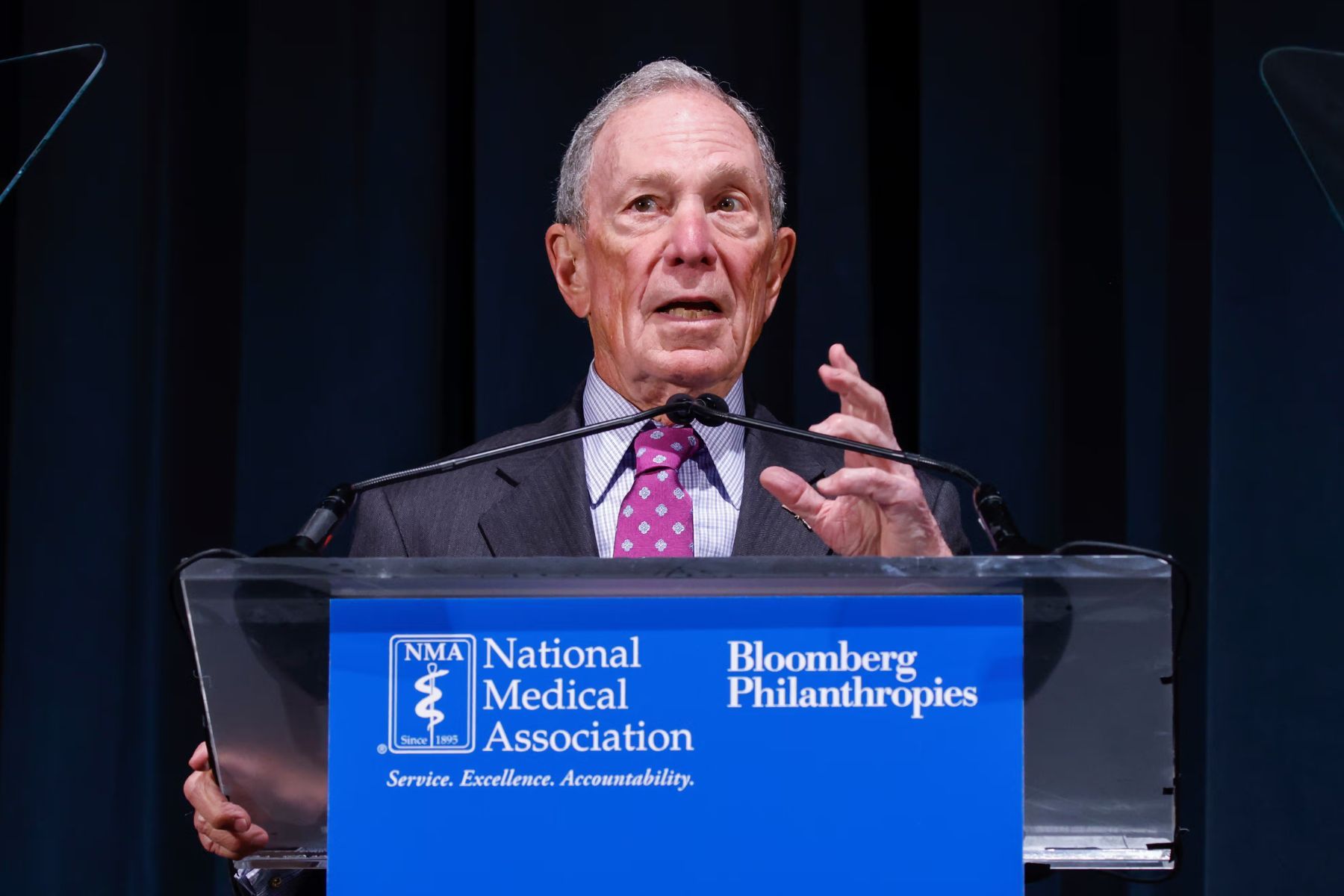 Michael Bloomberg, grundare av Bloomberg Philanthropies. Foto: TT.