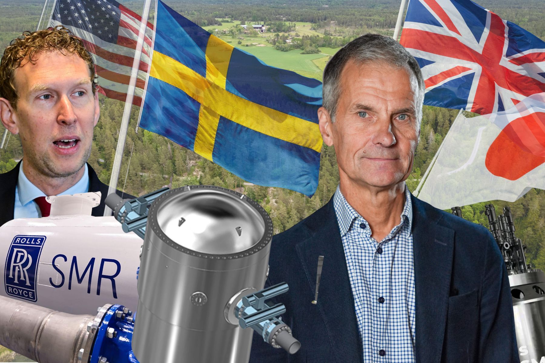 Jacob Stedman, vd på Blykalla och Karl Thedéen, vd på Studsvik har gjort olika reaktorval.