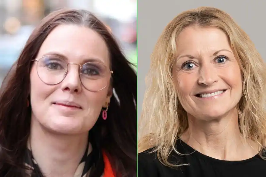 Ulrika Tornerefelt och Karin Ruiz, vd på Sting. Foto: Pressbilder.