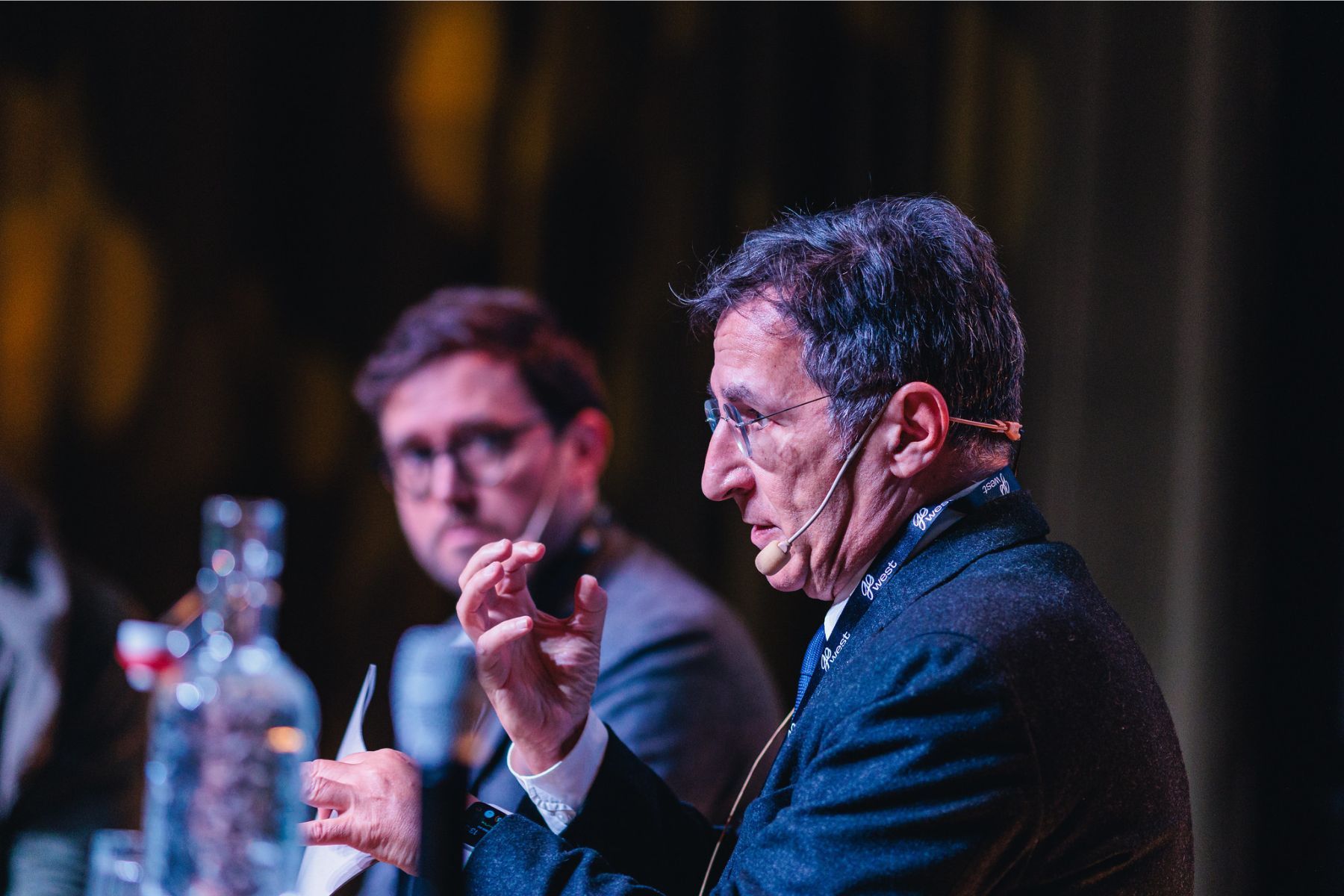 French economist Phillipe Tibi on stage at the GoWest's 2026 conference in Gothenburg. Credit: Press image/GoWest