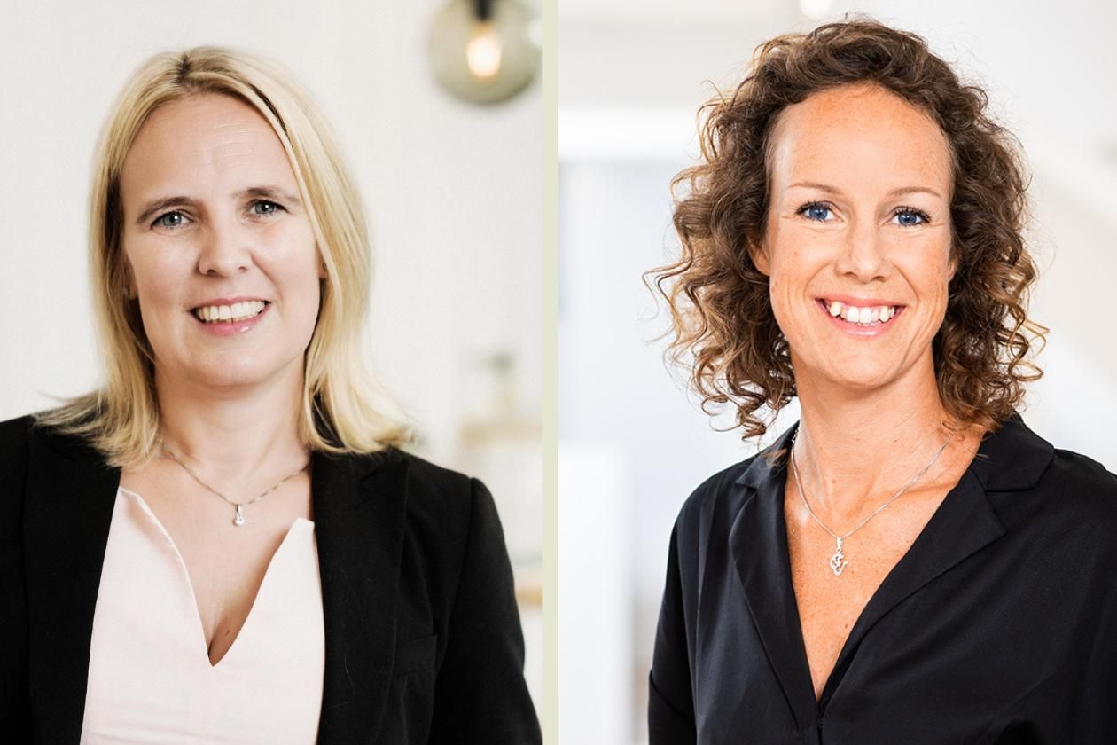 Cecilia Tall, projektledare på RISE. Foto: TEKO. Anna-Karin Dahlberg, hållbarhetschef på Lindex. Foto: Lindex Press.