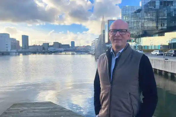 Pontus Ottosson, vd för Chalmers Ventures, på Lindholmen i Göteborg. Foto: Johann Bernövall.