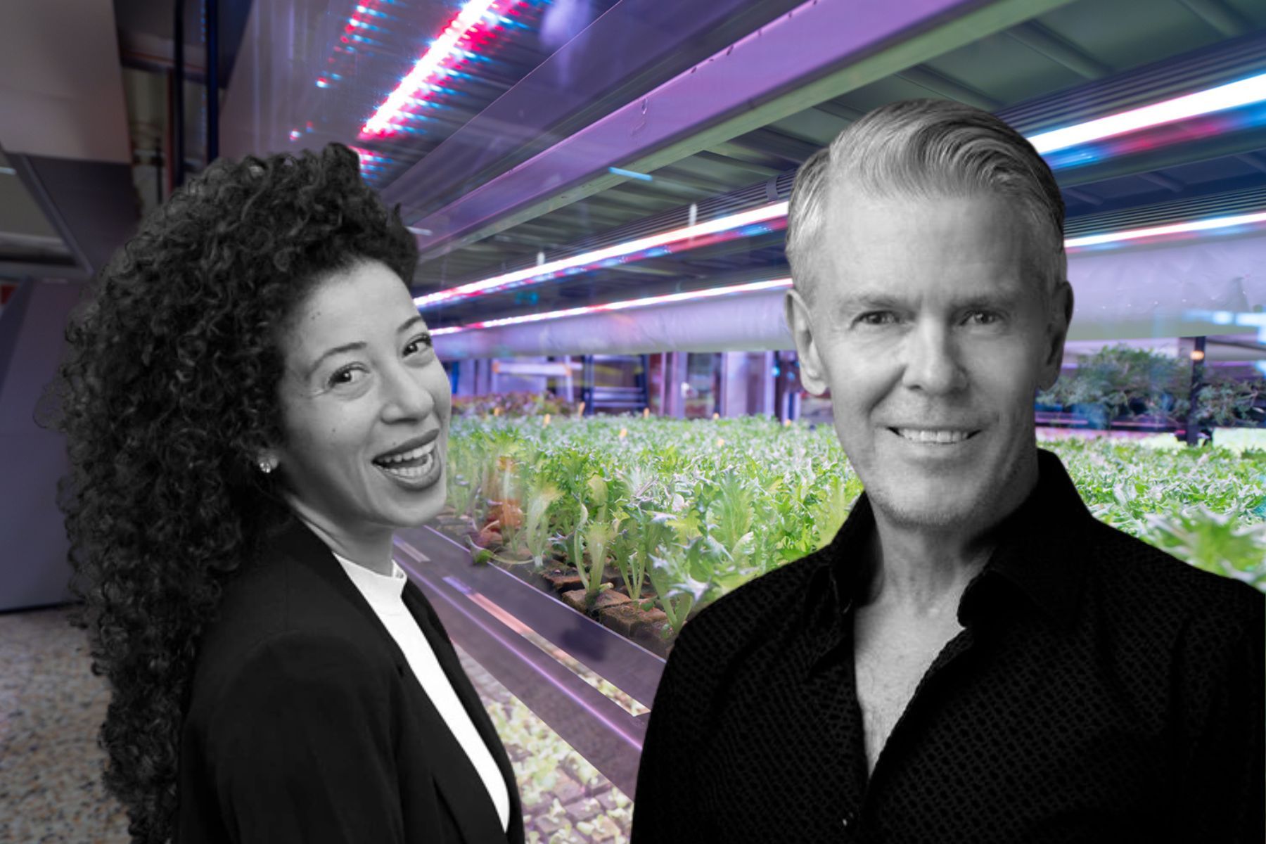 Farah Khanjar, regional chef för Mellanöstern och Anders Eriksson, vd. Foto: pressbilder.