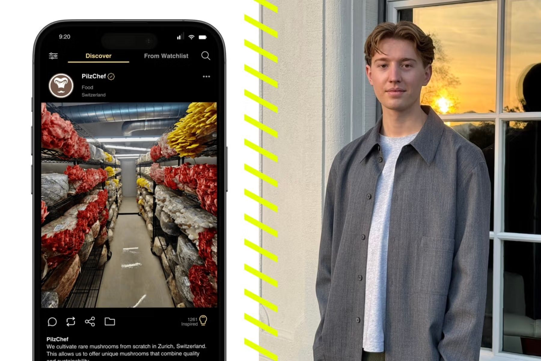 Maximilian Werner, grundare av Inspired. Foto: pressbilder.