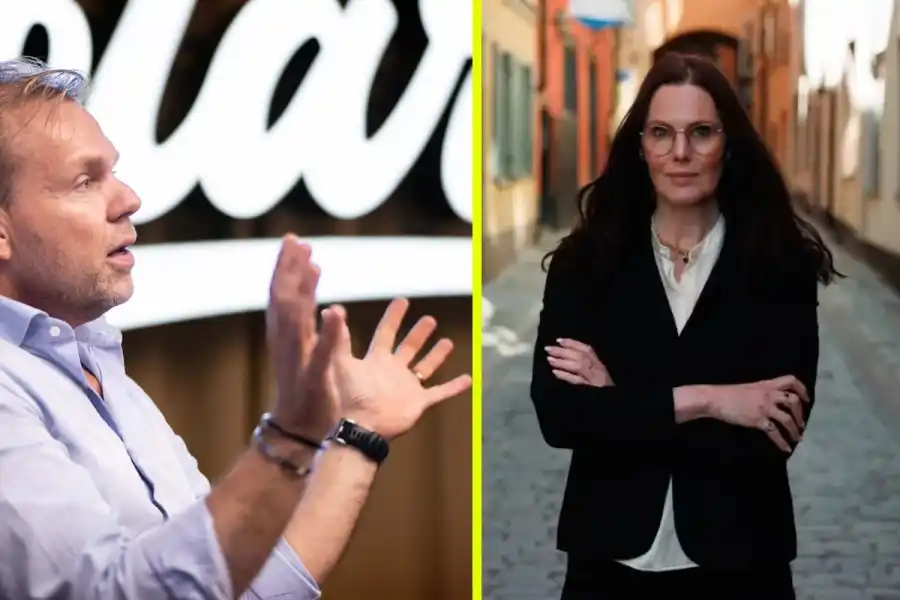 Stefan Jansson, grundare av Polarium, och Ulrika Tornerefelt, grundare och vd av Stella Futura. Foto: Pressbilder.