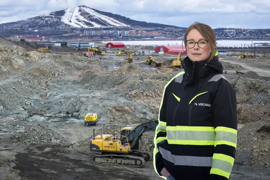 Charlotte Odenberger, operativ chef på Viscaria. Foto: pressbilder (montage)