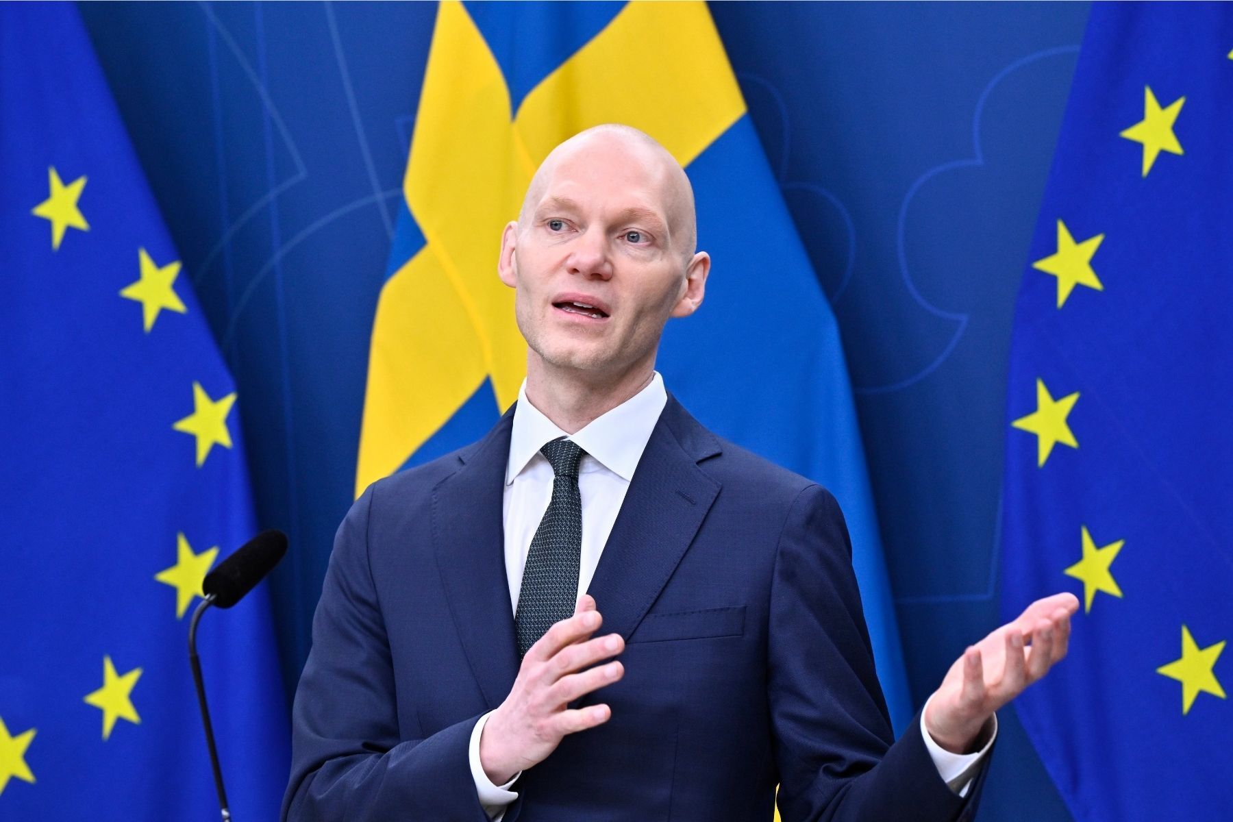 Niklas Wykman, finansmarknadsminister. TT.