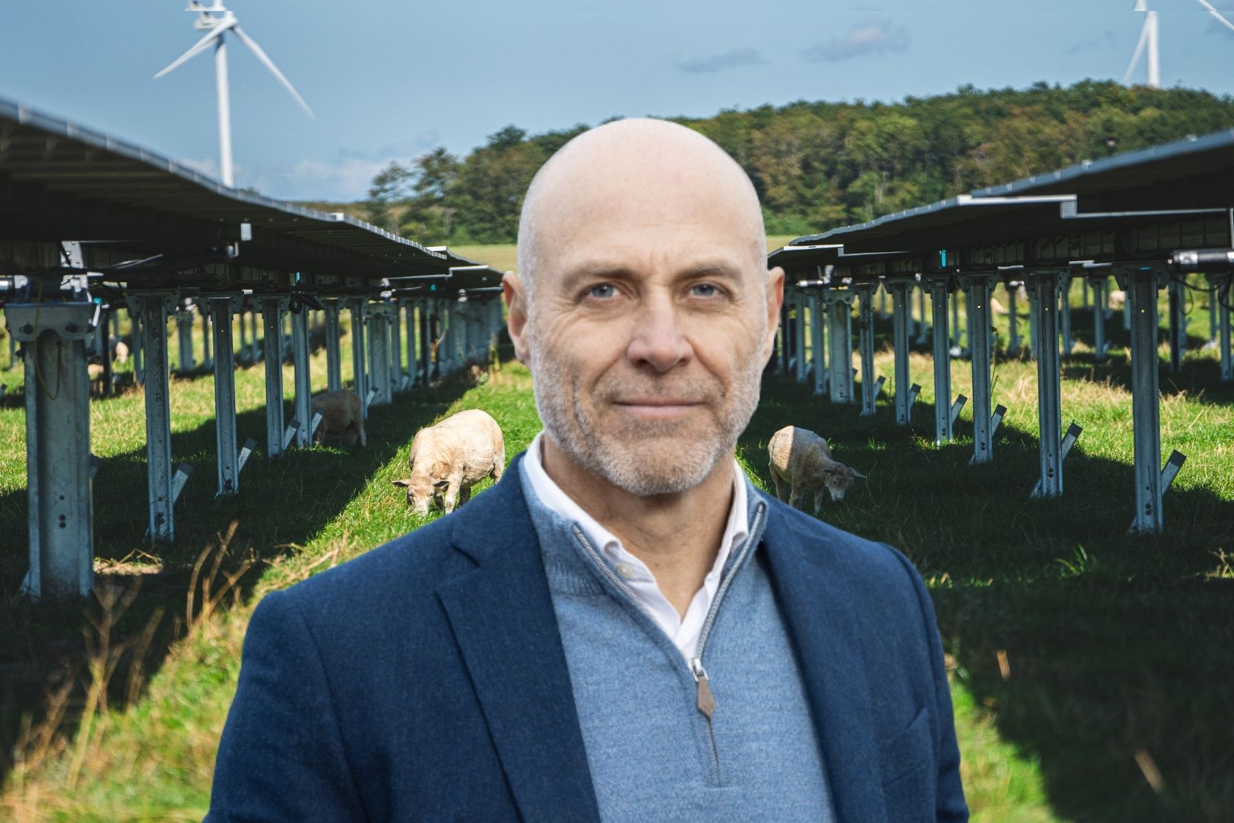 Warren Campbell, vd på Alight. Foto: Pressbilder. Montage.