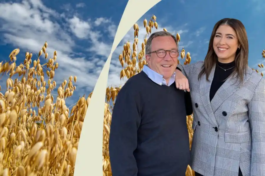 Proteinishs grundare Peter Bolinder och Isabelle Egholt Falck. Foto: Pressbild.