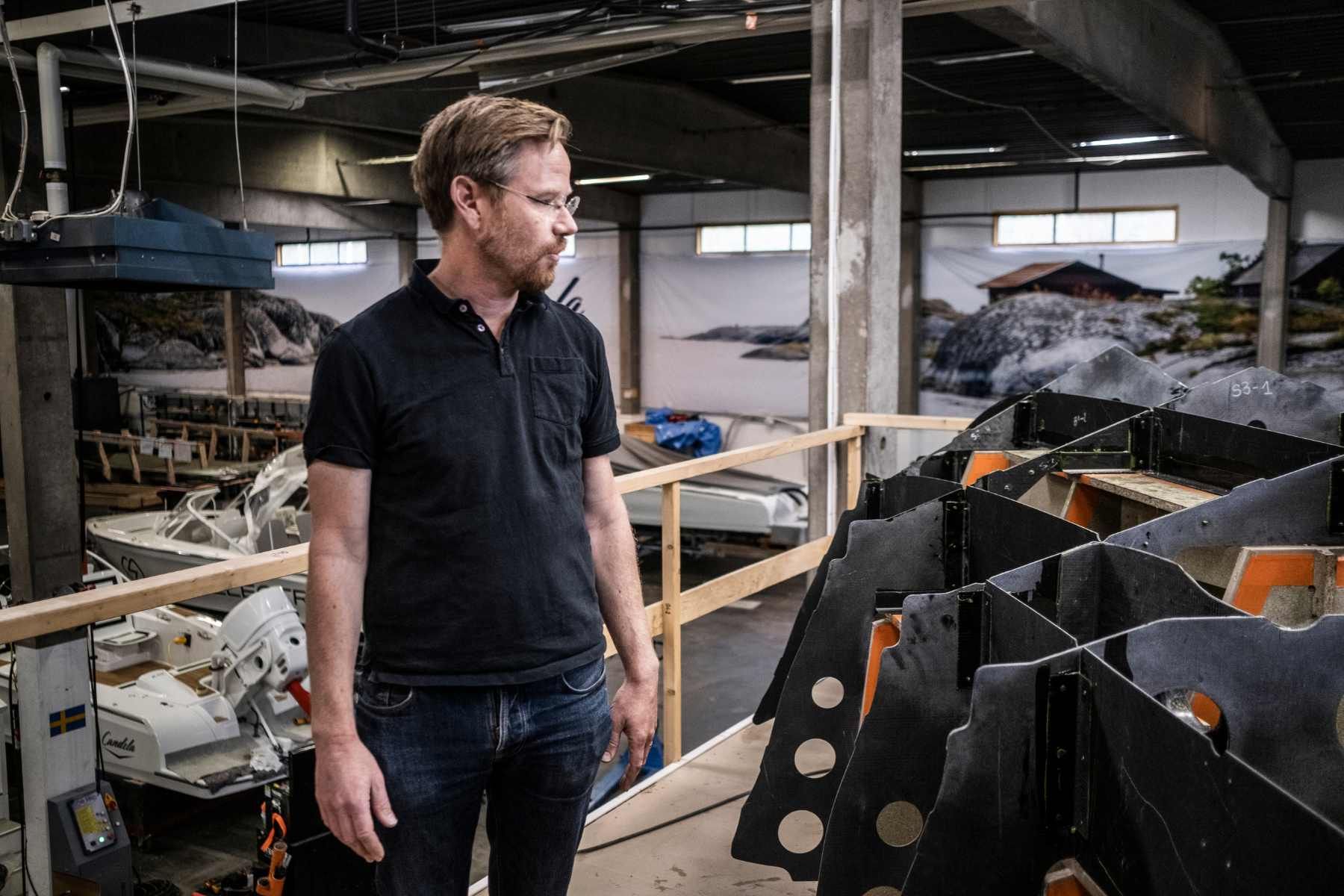 Gustav Hasselskog, Candelas grundare och vd. Foto: Magnus Hjalmarson Neideman/TT.