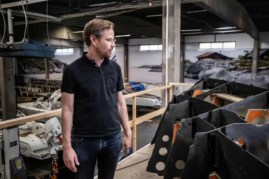 Gustav Hasselskog, Candelas grundare och vd. Foto: Magnus Hjalmarson Neideman/TT.