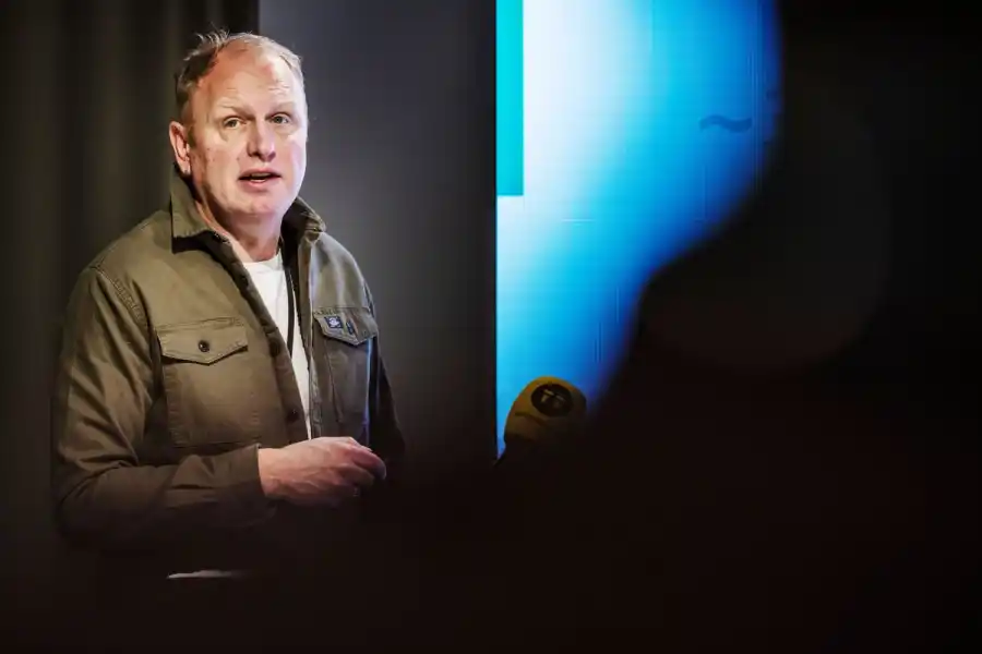 Henrik Henriksson, CEO at Stegra. Photo: Linus Sundahl-Djerf / TT.