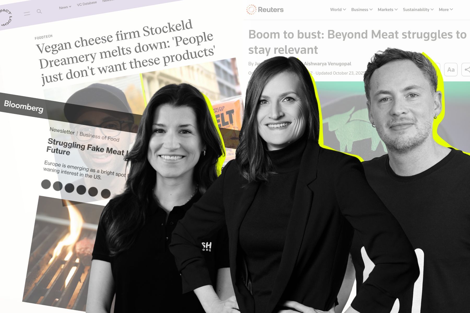 Plant-based companies now need to deliver on taste, price and health say experts (names listed below). Press photos/Impact Loop