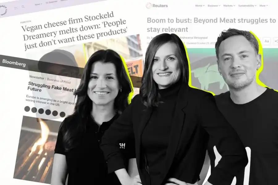 Plant-based companies now need to deliver on taste, price and health say experts (names listed below). Press photos/Impact Loop