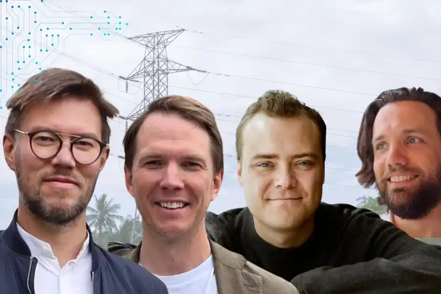 Tor Espen Steinvik, Axel Holmbeg, John Diklev och Johan Frisell. Foto: Pressbilder (montageI).