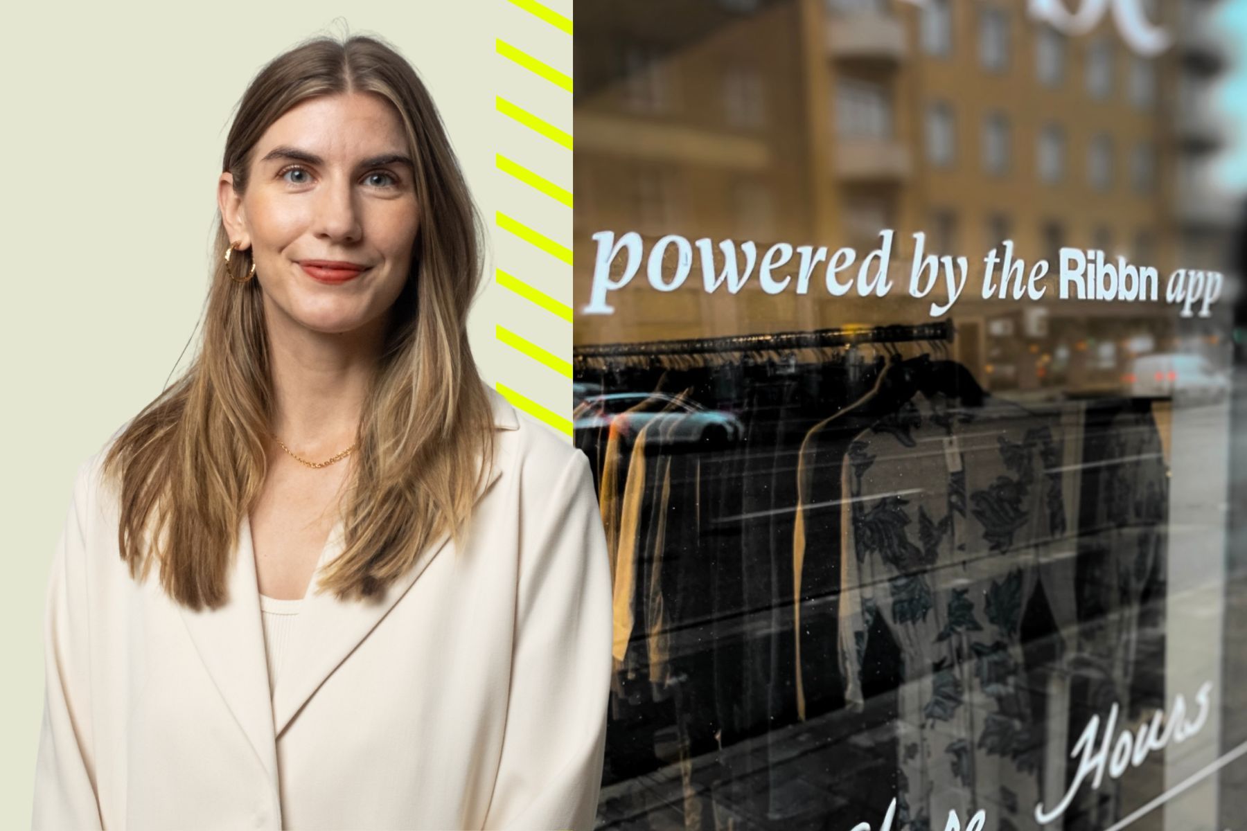 Vendela Ragnarsson, medgrundare och vd på Ribbn. Foto: Pressbilder.