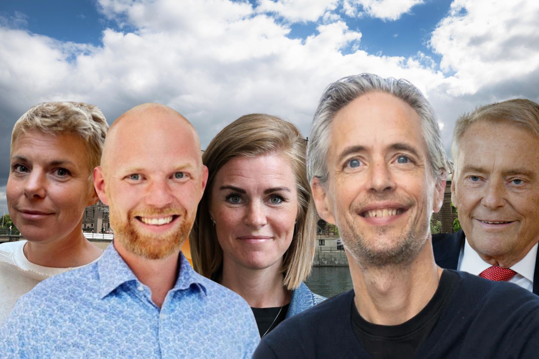Katarina Wangler Björk, David Sätterman, Sofia Lindelöw, Jacob Key, Carl-Henric Svanberg. Pressbilder / TT (montage).