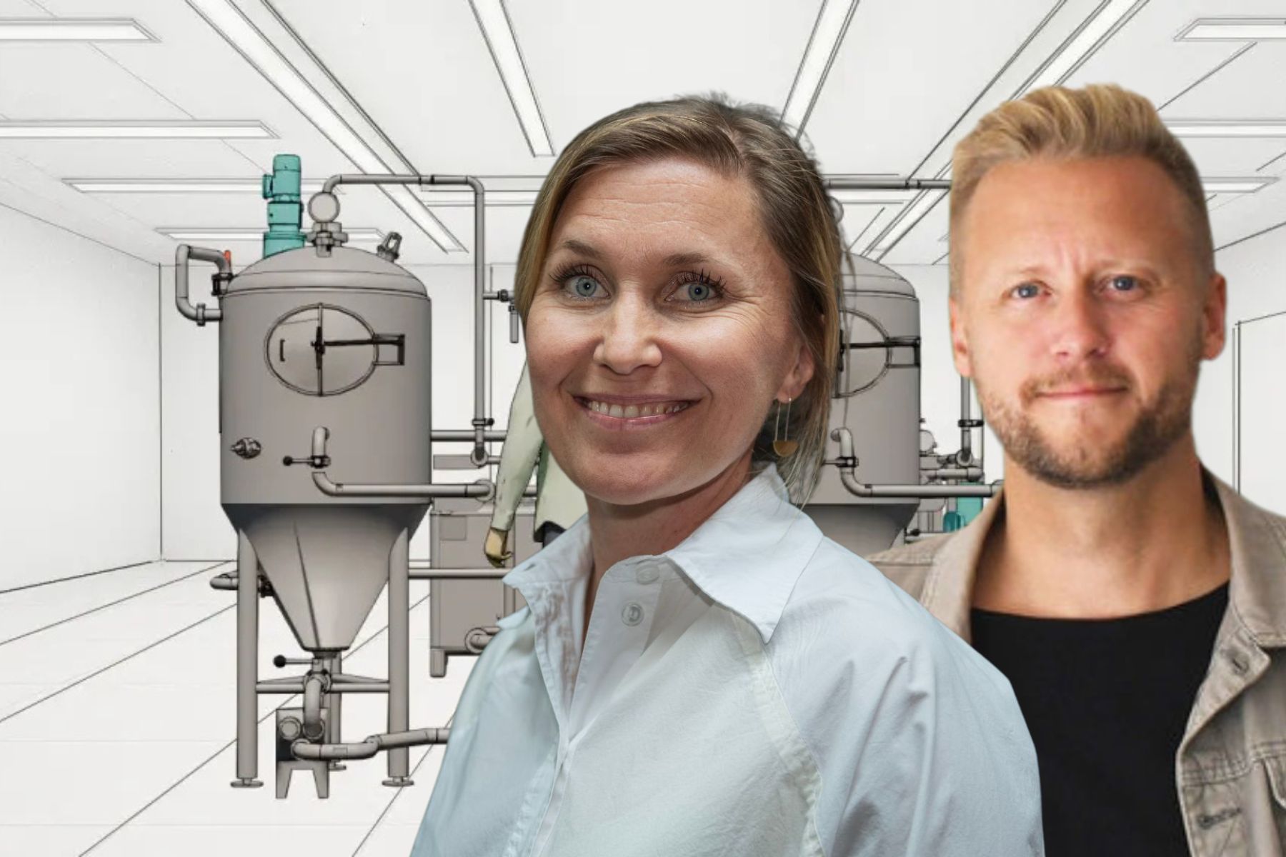 Gittan Schiöld och Jacob Schaldemose Peterson. Foto: pressbilder.