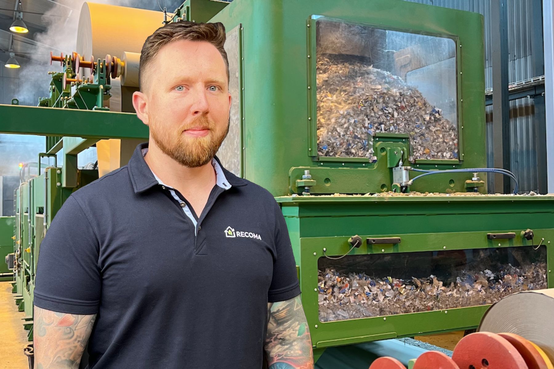 Max Rosenberg, vd och grundare på Recoma. Foto: pressbilder.