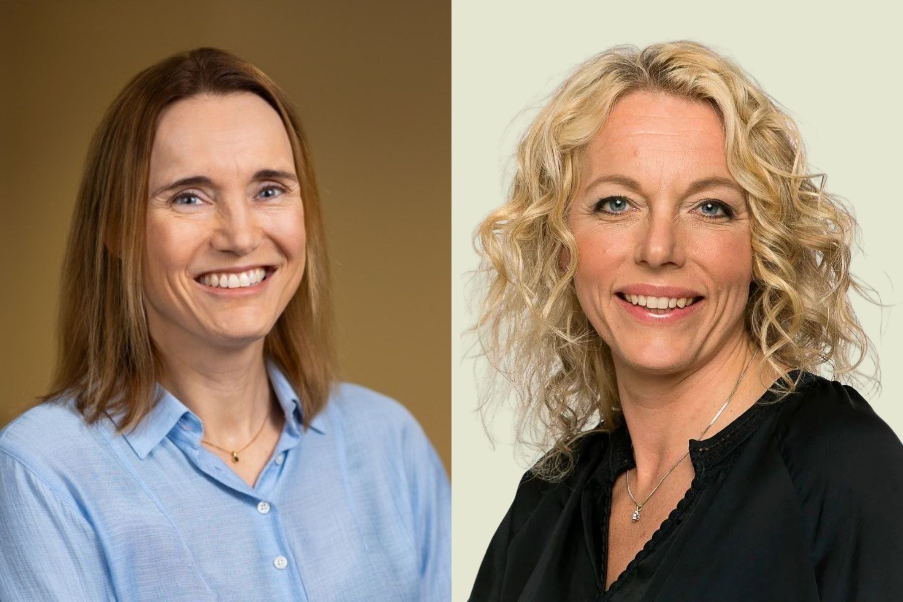 Britta Ersman, ny vd på RES, och Matilda Afzelius som nyss lämnat. Foto: Pressbilder.