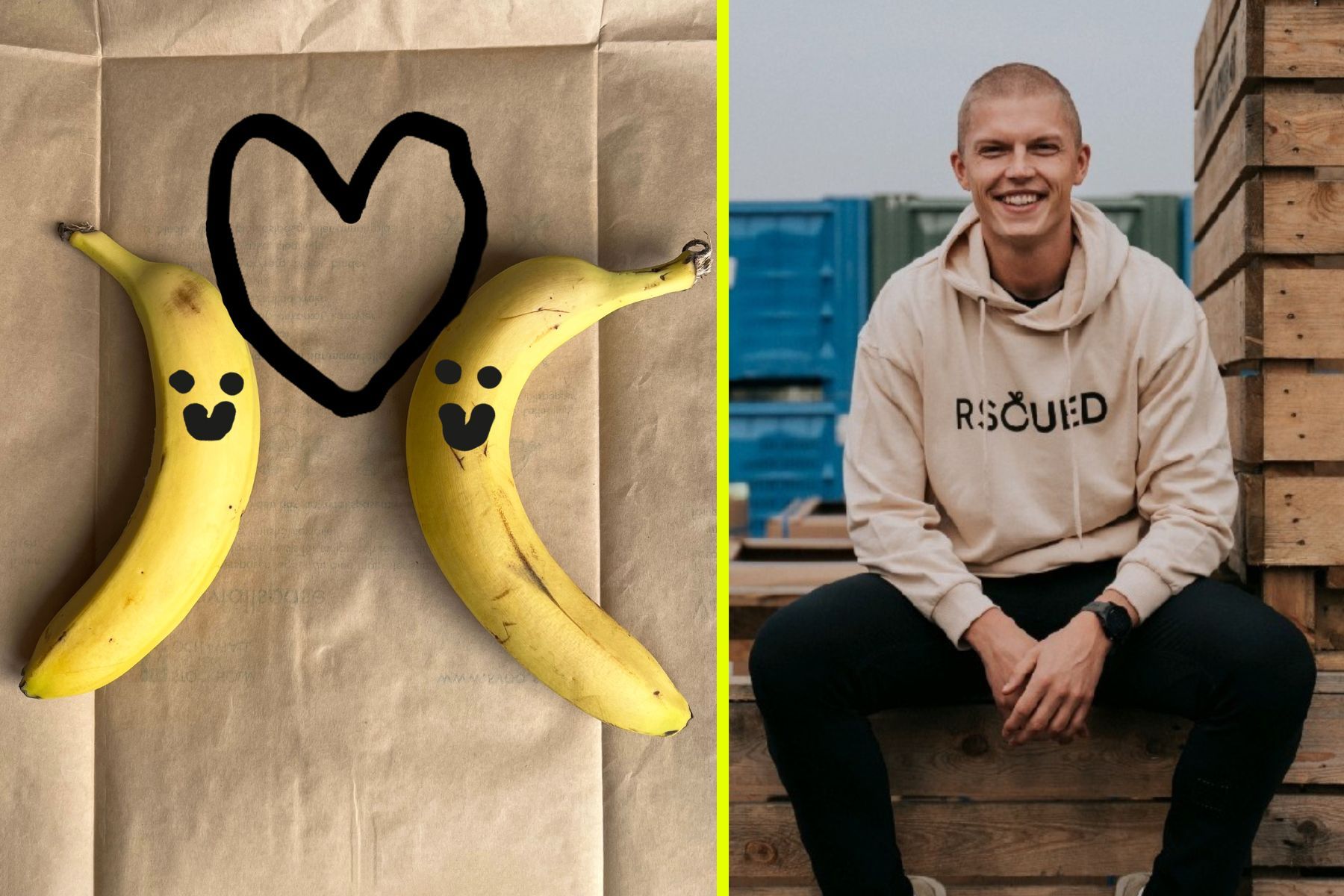 Truls Christenson, medgrundare till juicevarumärket Rscued. Foto: pressbild.