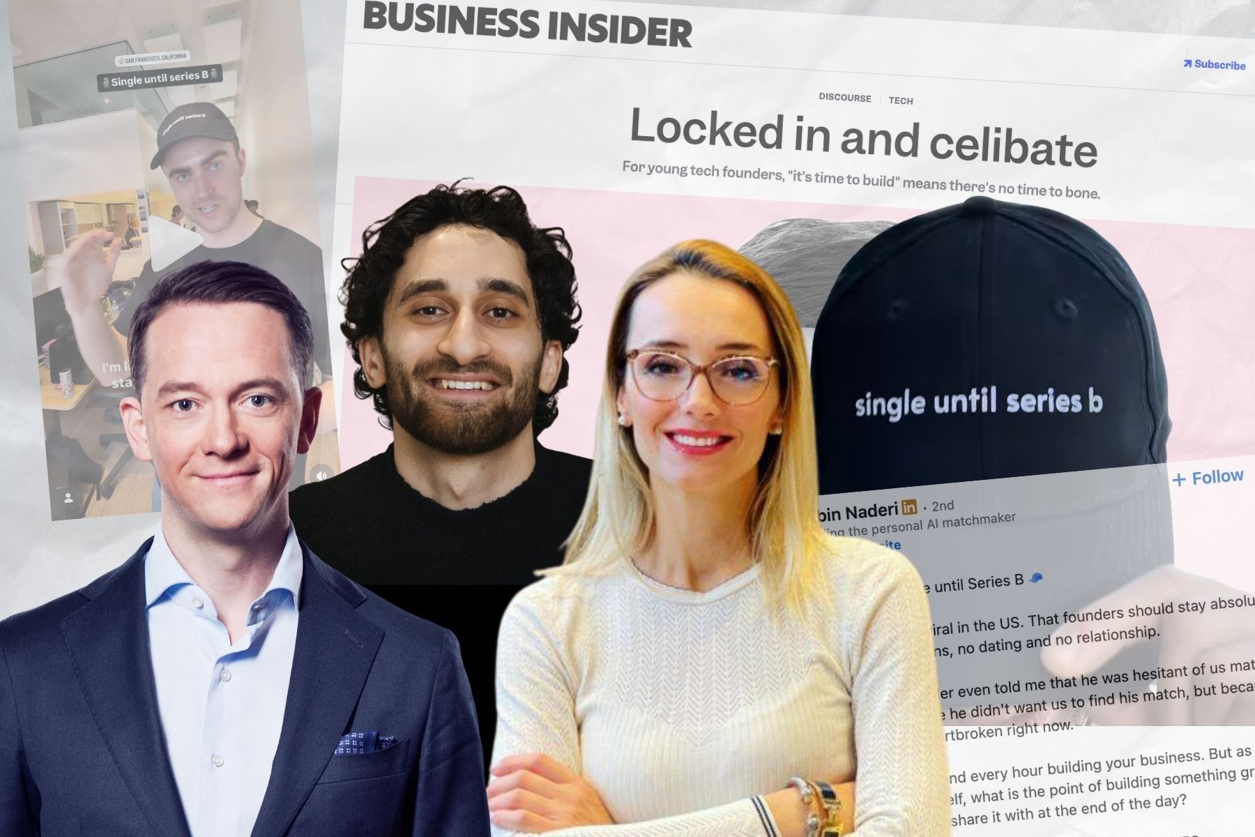 Some of the Nordic AI founders mentioned in this article. Press photos/Impact Loop design