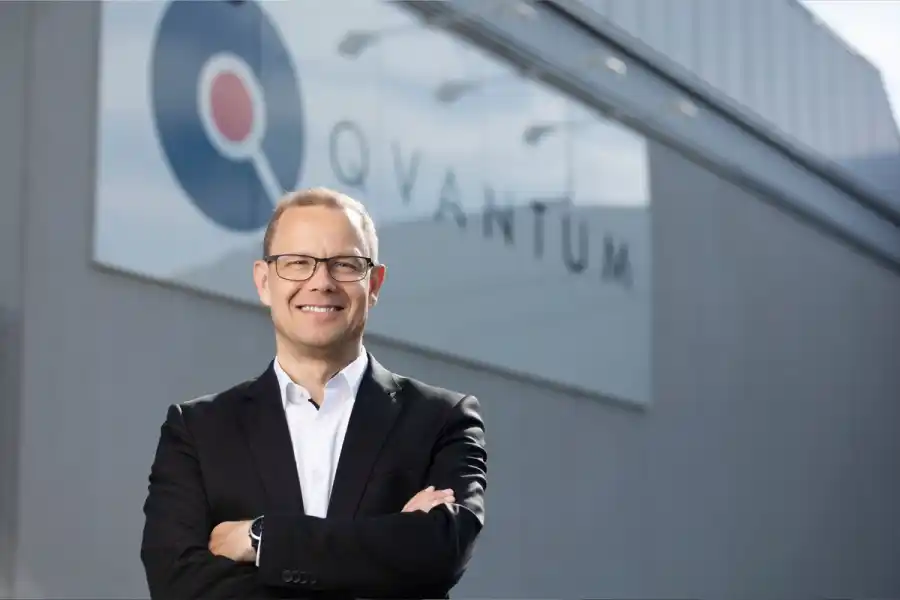 Fredrik Rosenqvist, vd på Qvantum. Foto: Johan Marklund.
