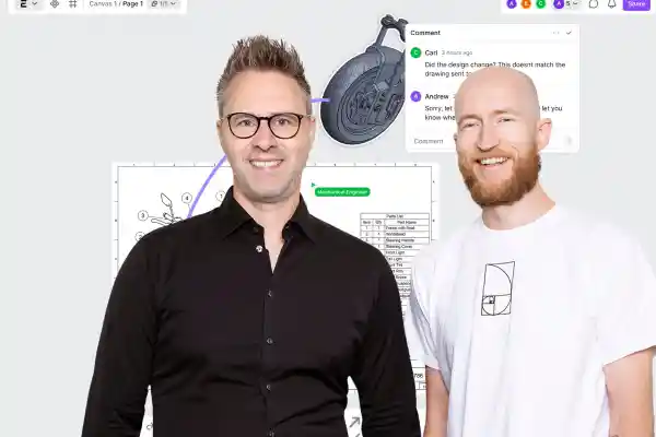 Johnny Bigert och Hugo Nordell. Foto: pressbilder.