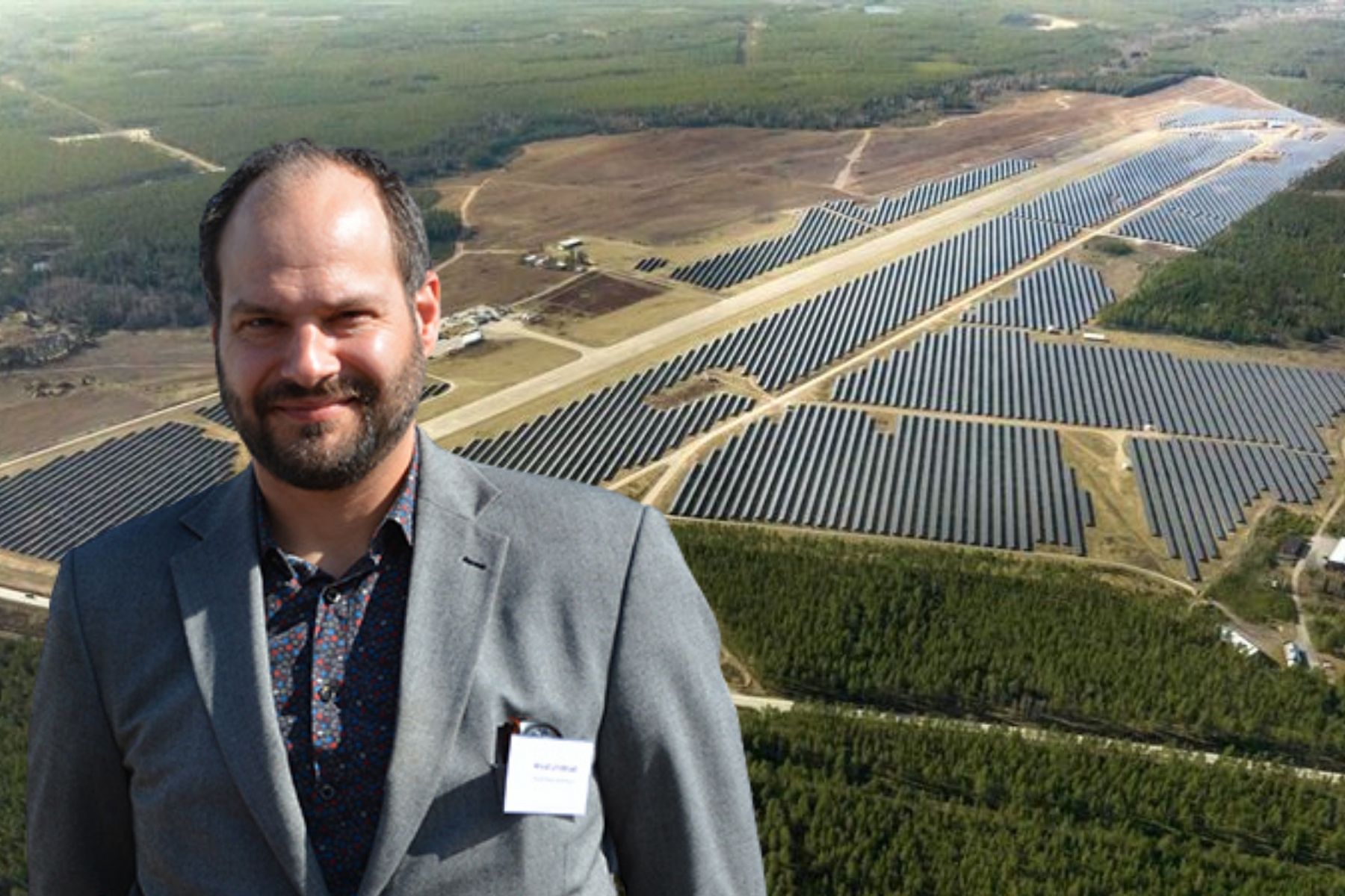 Arvid Lindblad, hållbarhetsstrateg i Hultsfreds kommun. Foto: Pressbilder (montage).
