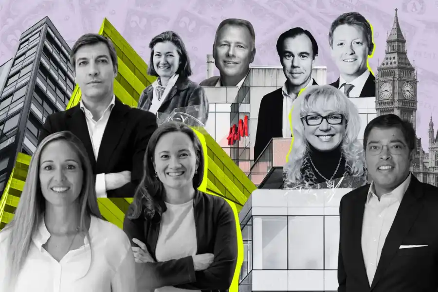 Some of the people behind Europe's impact-focused family offices (see names at the bottom of the article). Press photos/Impact Loop