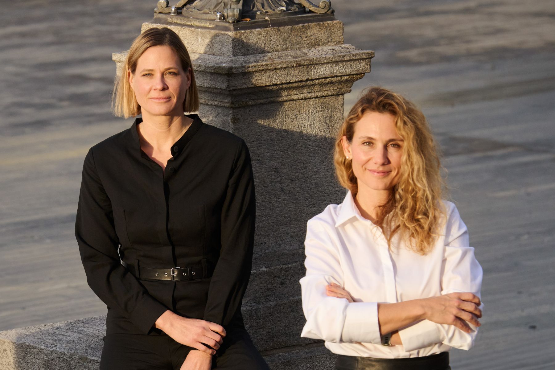 Vitamin°C founding partners Sophie Lamparter (left) and Nathalie Moral. Credit: Florian Kalotay