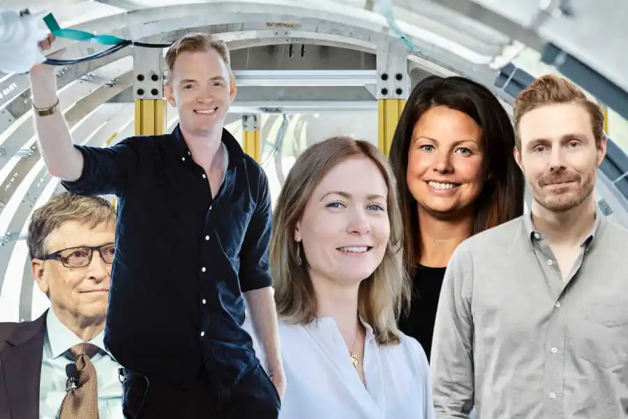 Bill Gates (foto TT), Anders Forslund, Klara Forslund, Tove Larsson och Ted Persson (foto: pressbilder).