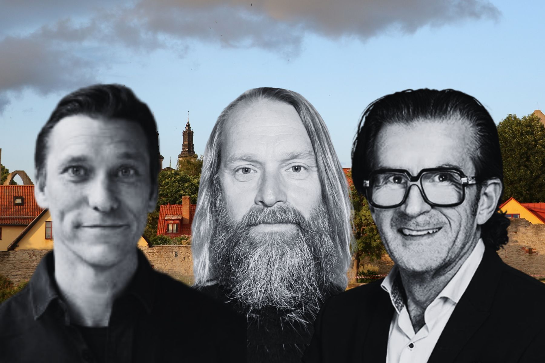 Christian Engene och Jakob Hejdenberg, medgrundare av Scopes och Patrik Kinnbom på Almi Invest. Foto: Pressbilder.