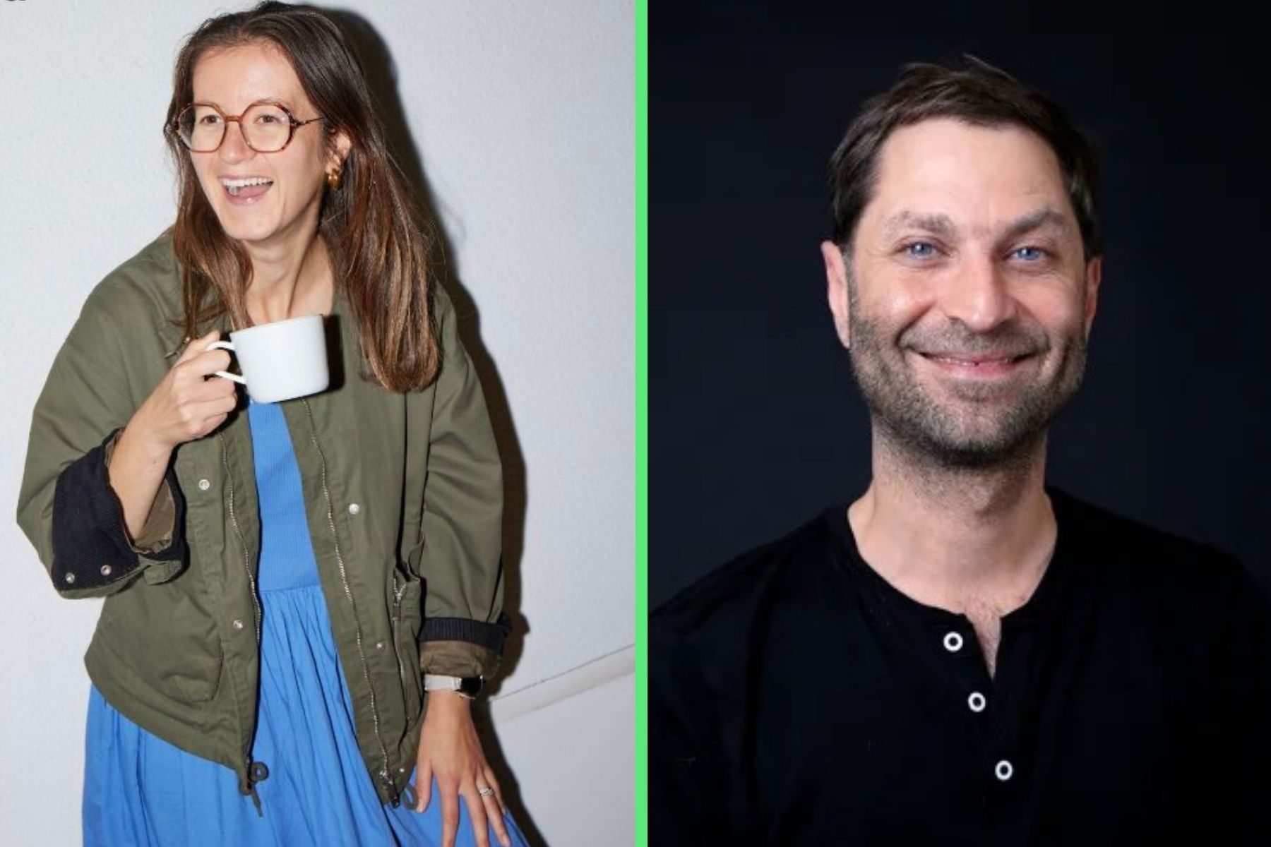 Katie Marsh, grundare och vd på Recupere Metals och Alex Bakir på Norrsken Evolve. Foto: Pressbilder.