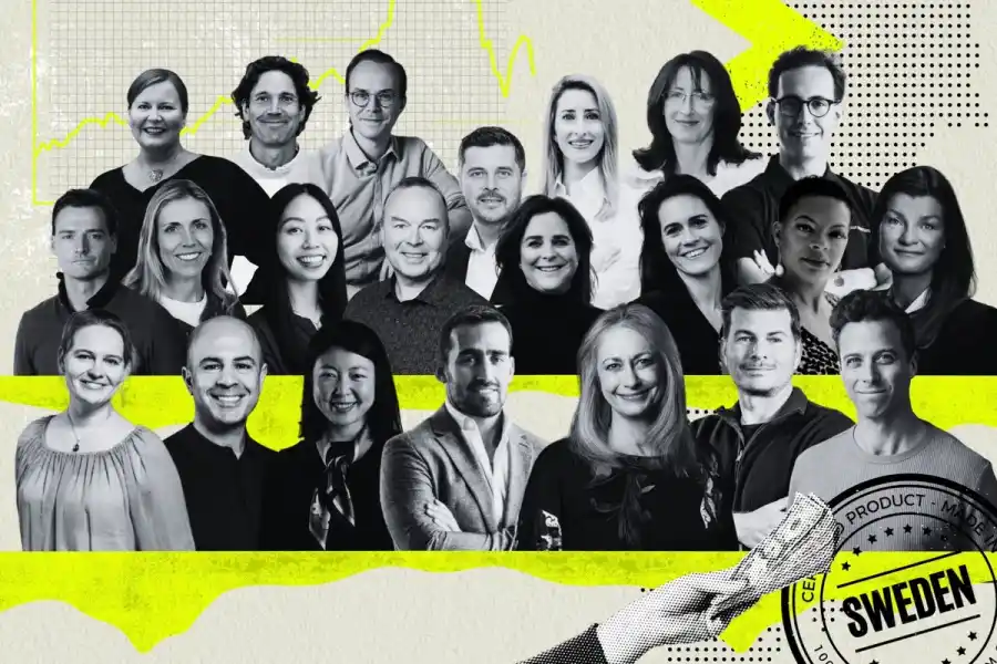 Några av de utländska investerarna som investerat i svenska bolag 2024. Grafik: Diana Demin, Impact Loop.