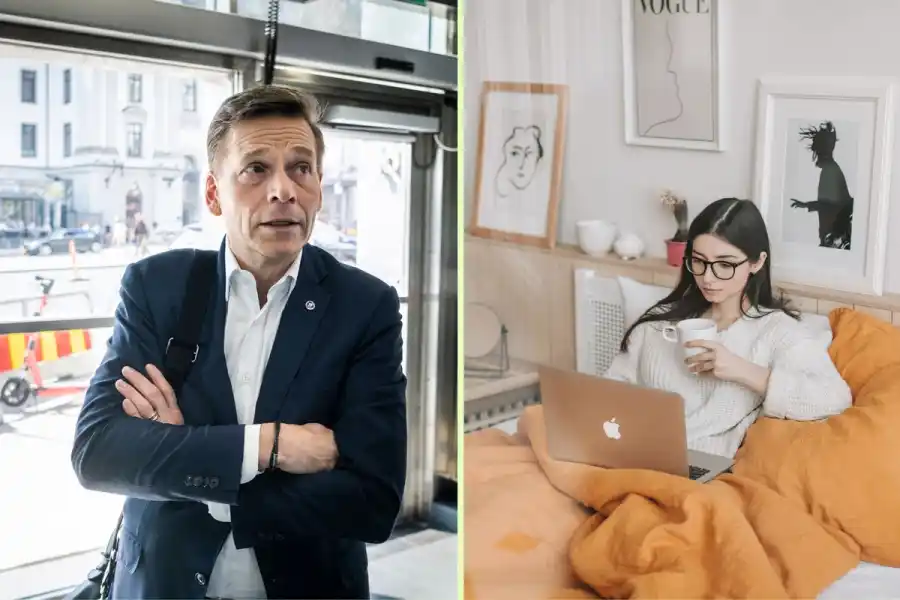 Christian Levin, vd för Scania. Foto: TT och Canva.