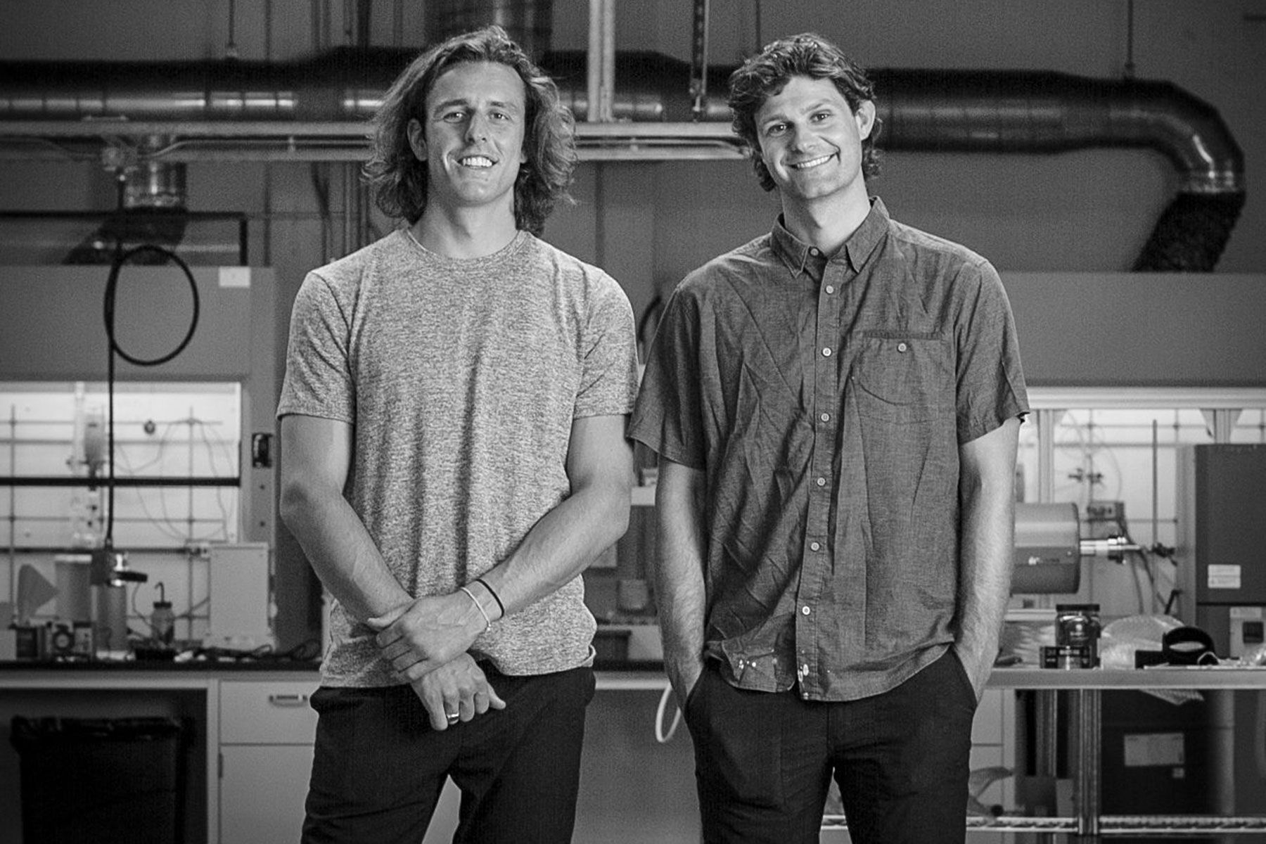 Brimstones grundare Hugo Leandri och Cody Finke. Foto: Adrienne Eberhardt