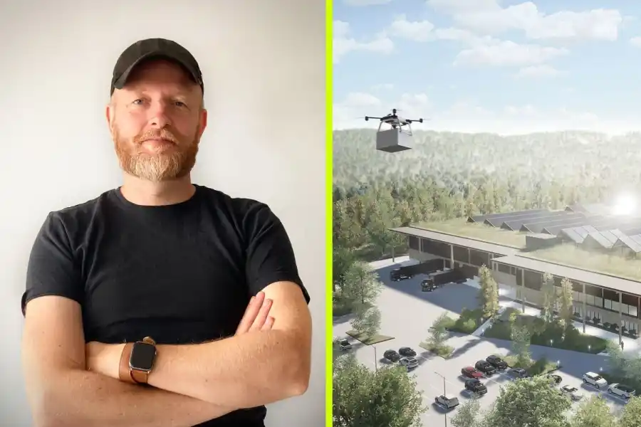 Anders Breitholtz, grundare och vd på Papershell. Foto: Pressbilder.