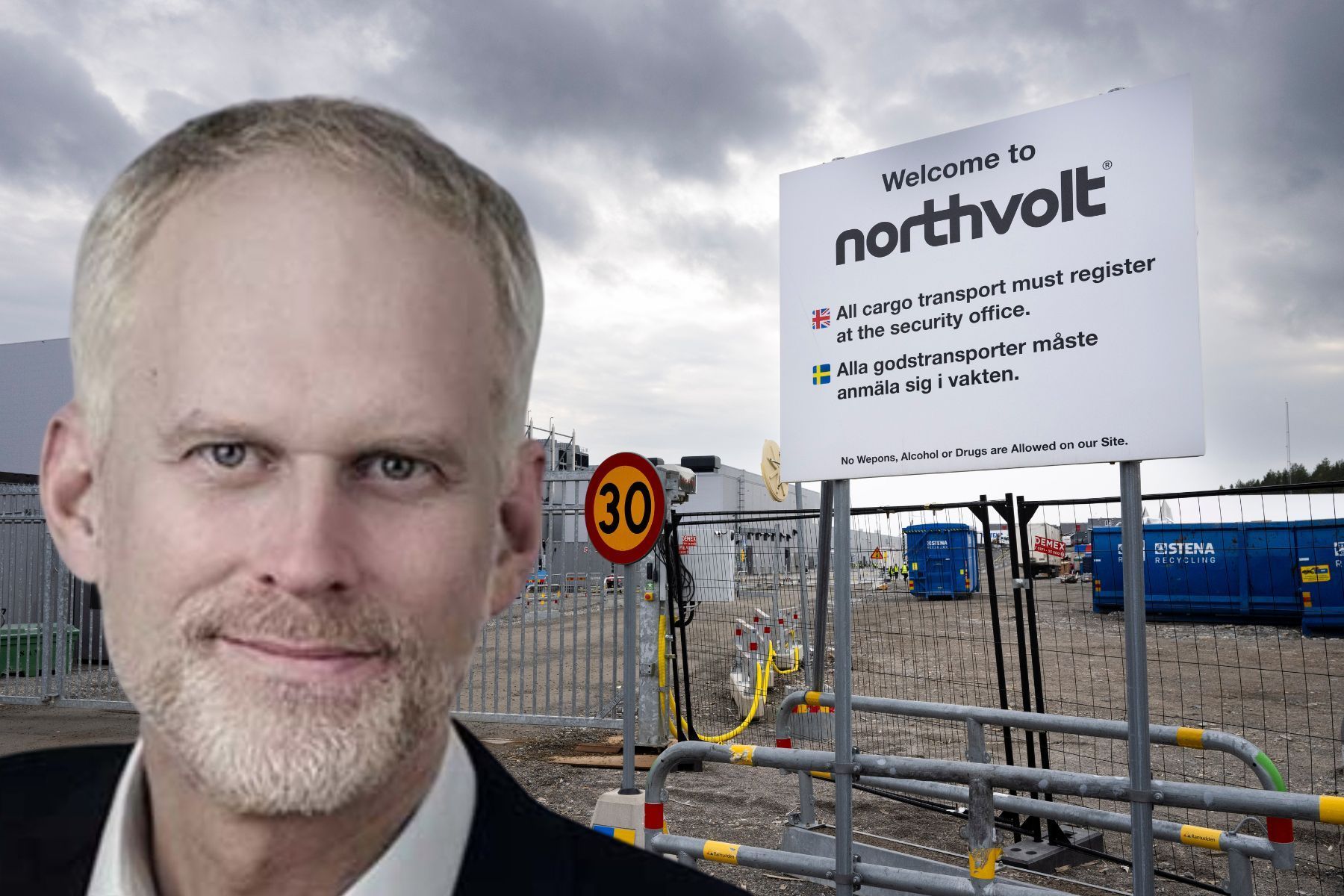 Mikael Kubu, responsible for selling the Swedish bankrupted battery factory Northvolt. Photo: press/TT.