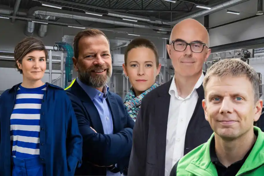 Anna Haupt, Niklas Åström, Maria Wetterstrand, David Sonnek och Henrik Lenning. Foto: pressbilder.