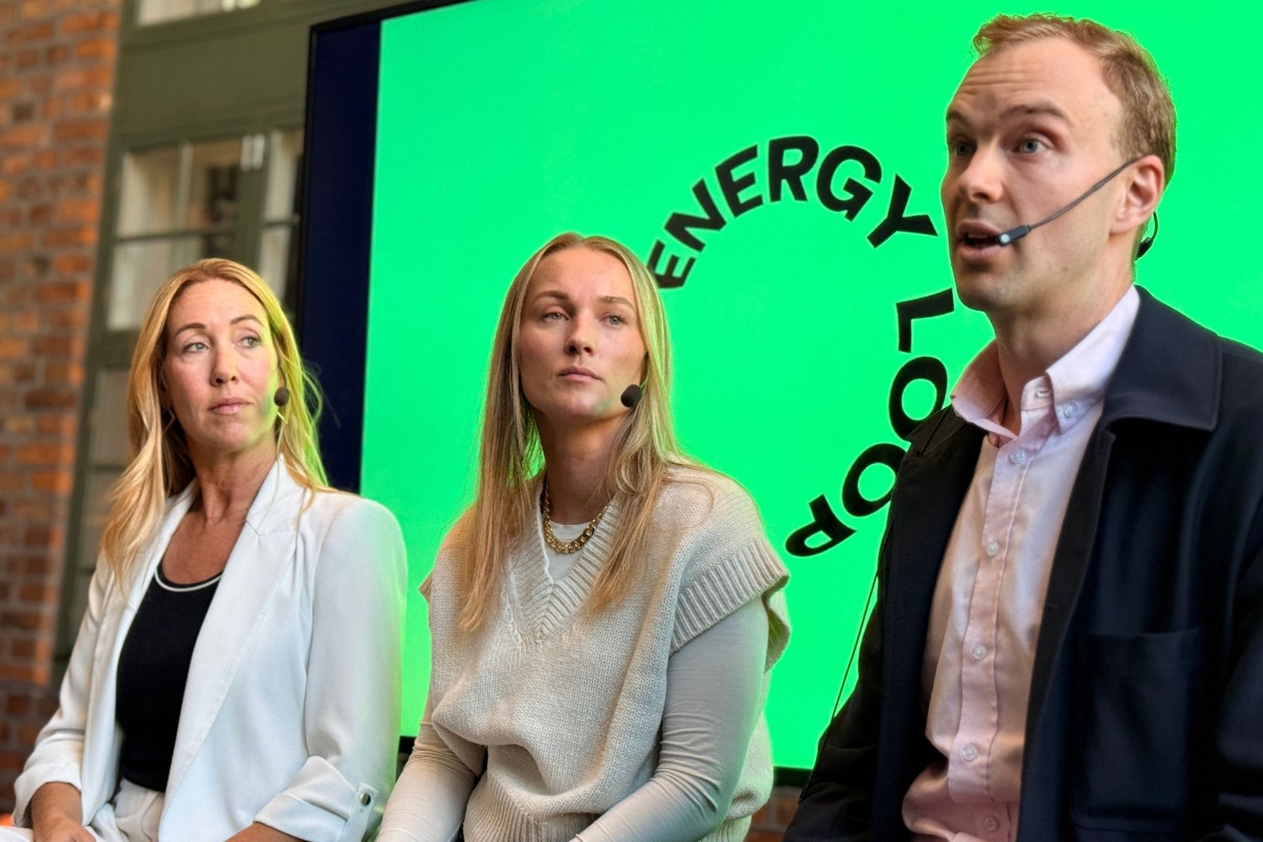 Jessica Sparrfeldt, Sara Hjortmar och  Joakim Svahn. Foto: Energy Loop.