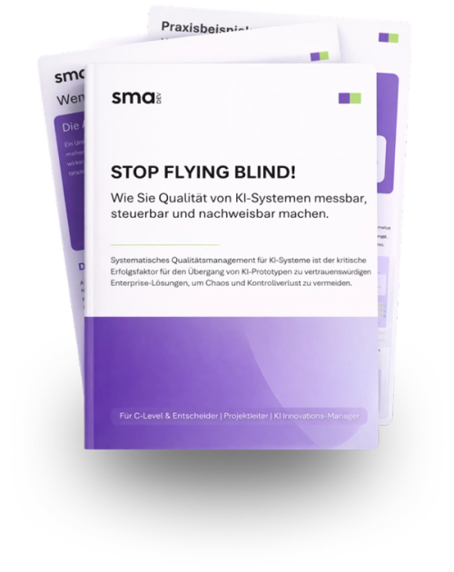 Stoppen Sie den Blindflug Ihrer KI-Systeme: Whitepaper Cover