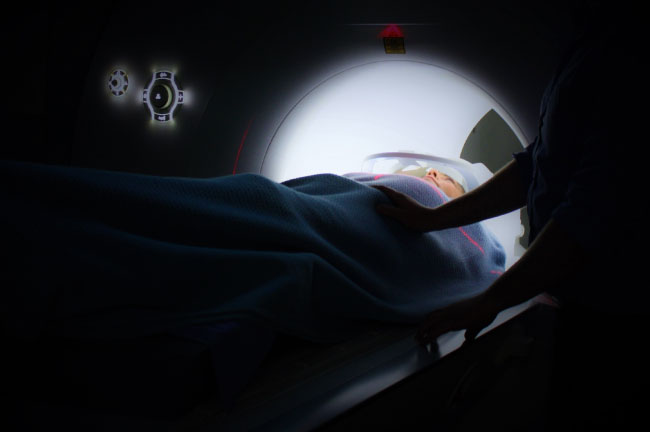 An image of a person undergoing a medical scan | IDID Oncology