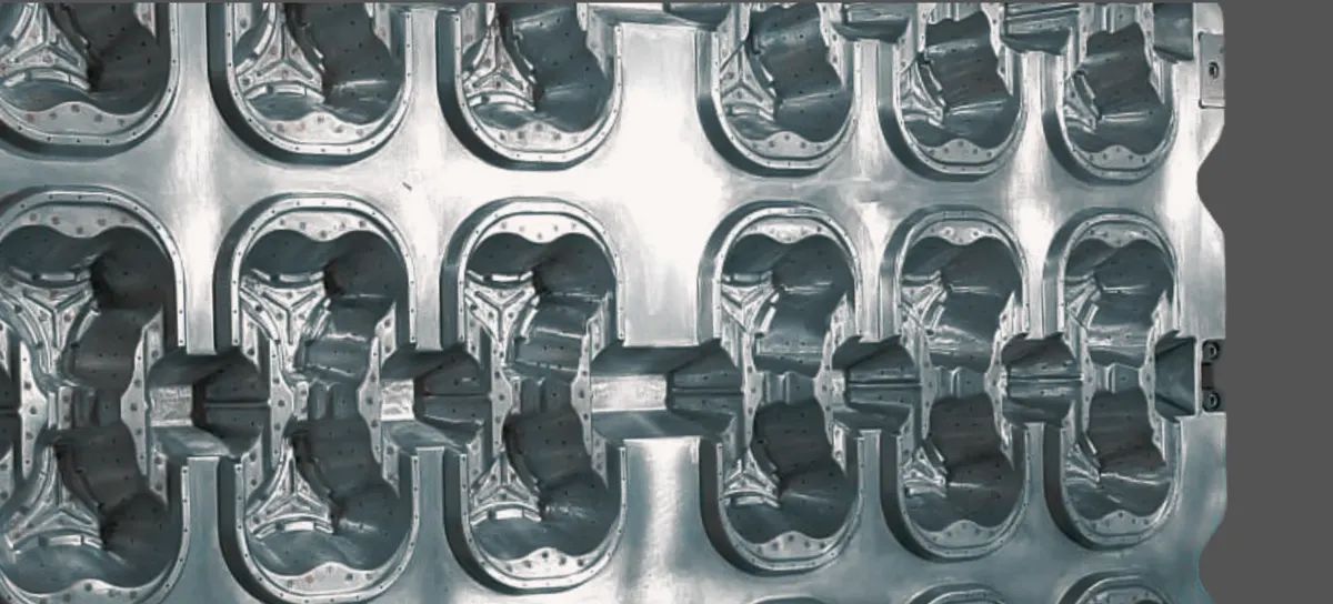 Multi-cavity CNC-machined moulded fibre tool