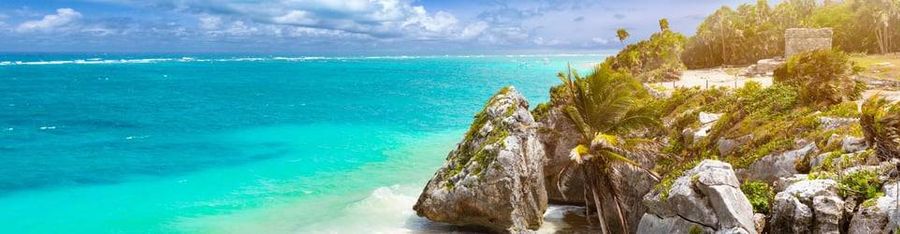 Costa caribeña de la Riviera Maya