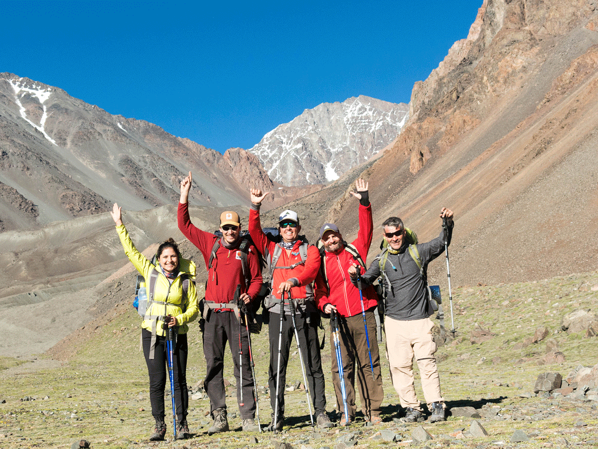 Ascenso Cerro Adolfo Calle y Stepanek: Iniciación a los 4000m (Mendoza)