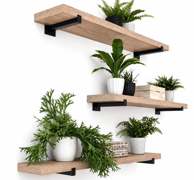 3 Floating Shelves