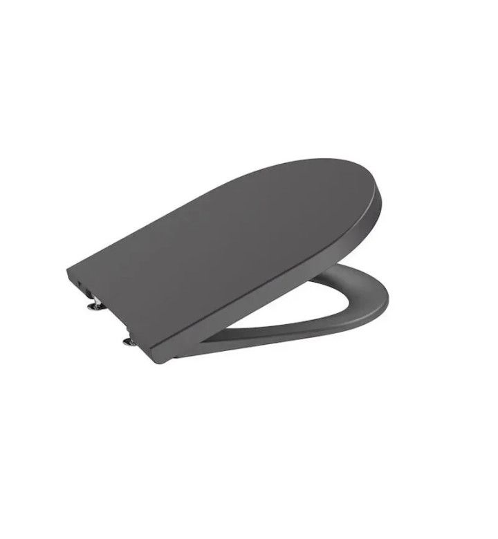ROCA Тоалетна седалка и капак със забавено падане Inspira Round, Onyx